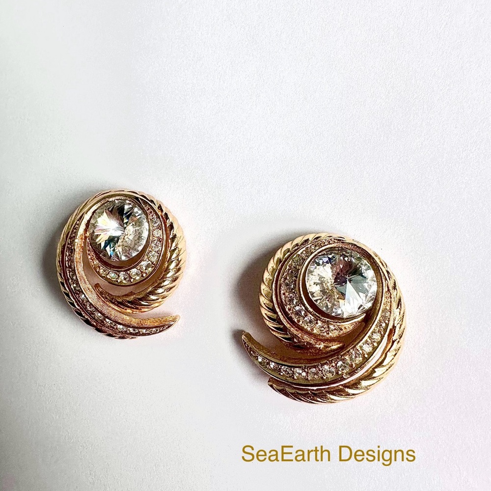 Vintage Signed Christian Dior Earrings